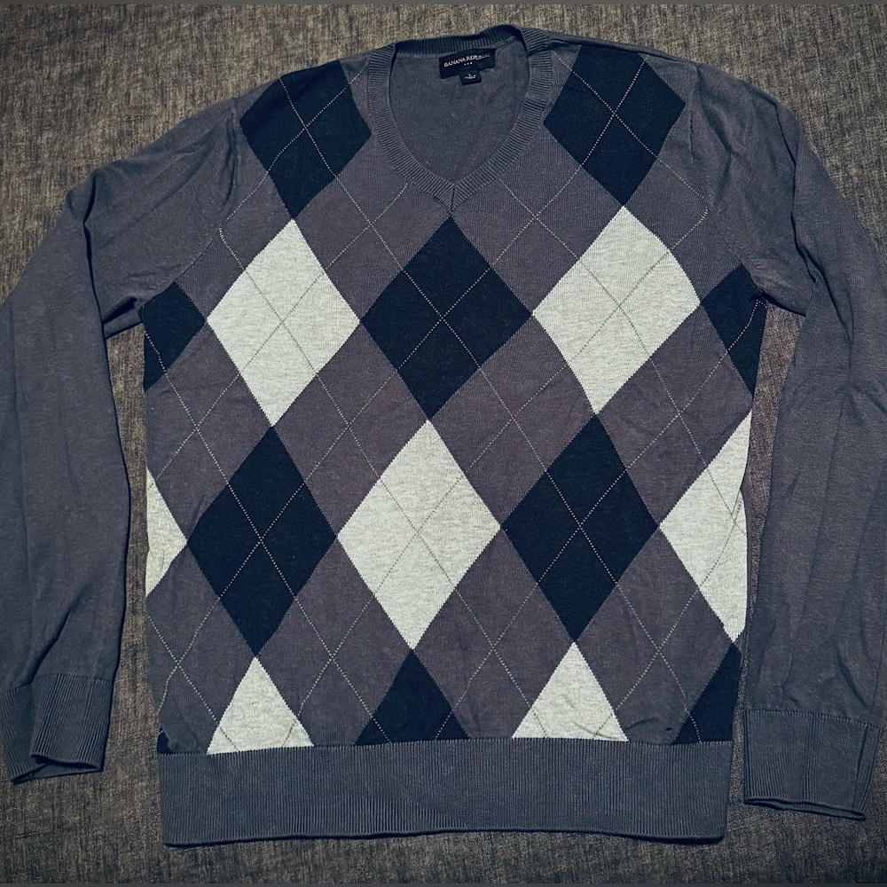Banana Republic Argyle Sweater